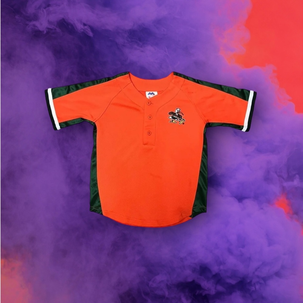 Kids Size 6 University Of Miami Hurricanes College Jersey The U